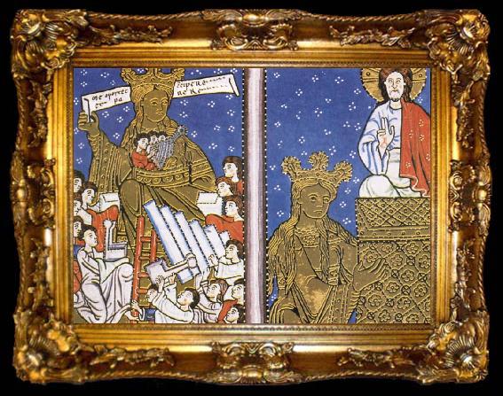 framed  Hildegard of Bingen Sofia Maria,Novia de Crisis y Madre de la Iglesia, ta009-2